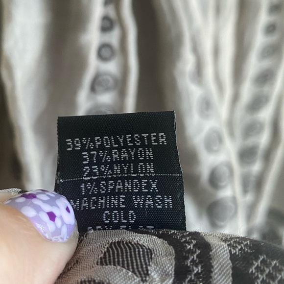 Lapis Anthropologie Boho Smocked Dress or Skirt One Size Bohemian Strapless - Picture 6 of 7